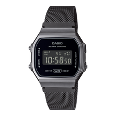 A168WEMB-1BVT | Vintage All Black Digital Watch - Casio