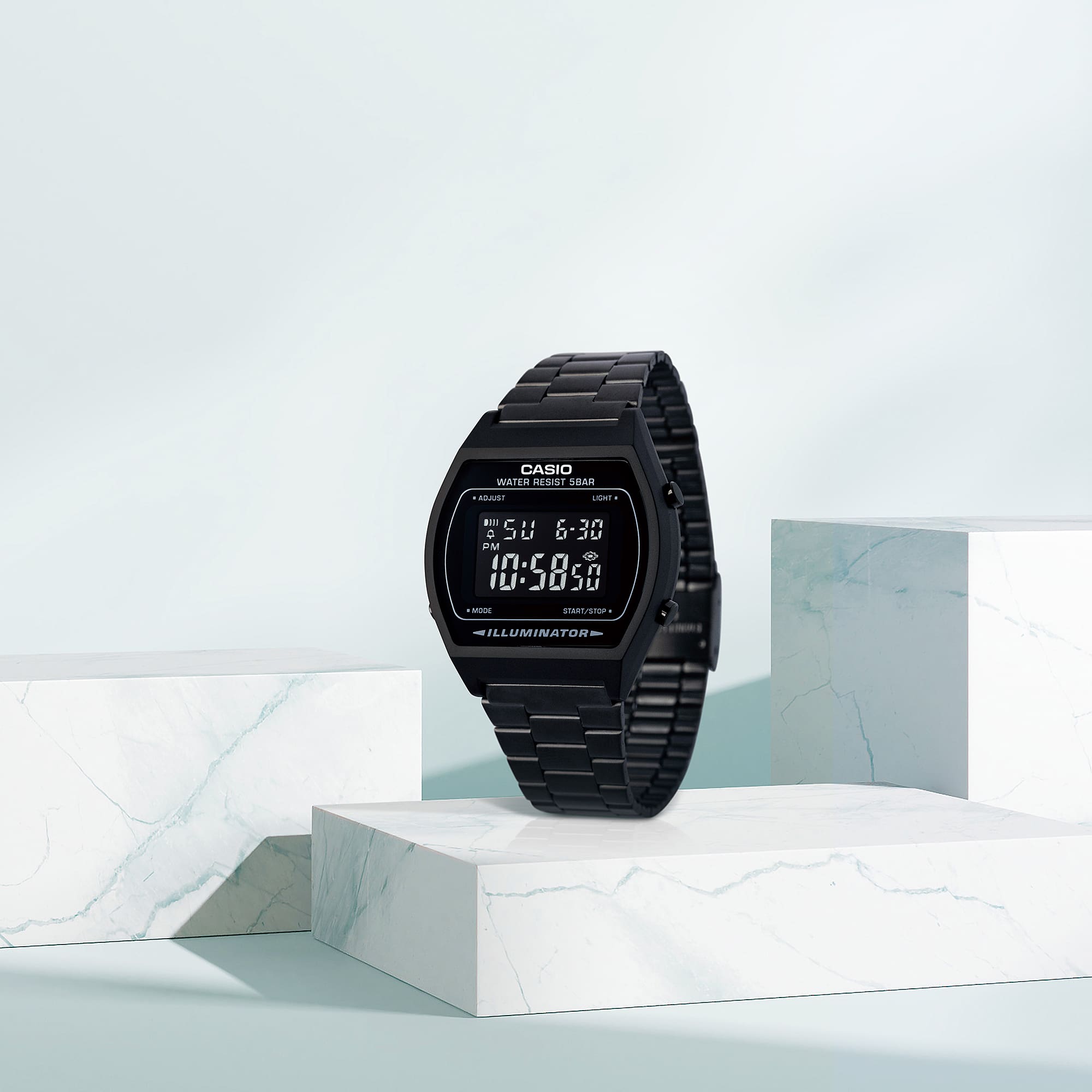 B640WB-1BVT | Vintage All Black Watch - Casio
