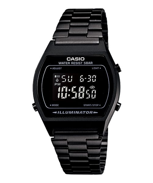 B640WB-1BVT | Vintage All Black Watch - Casio