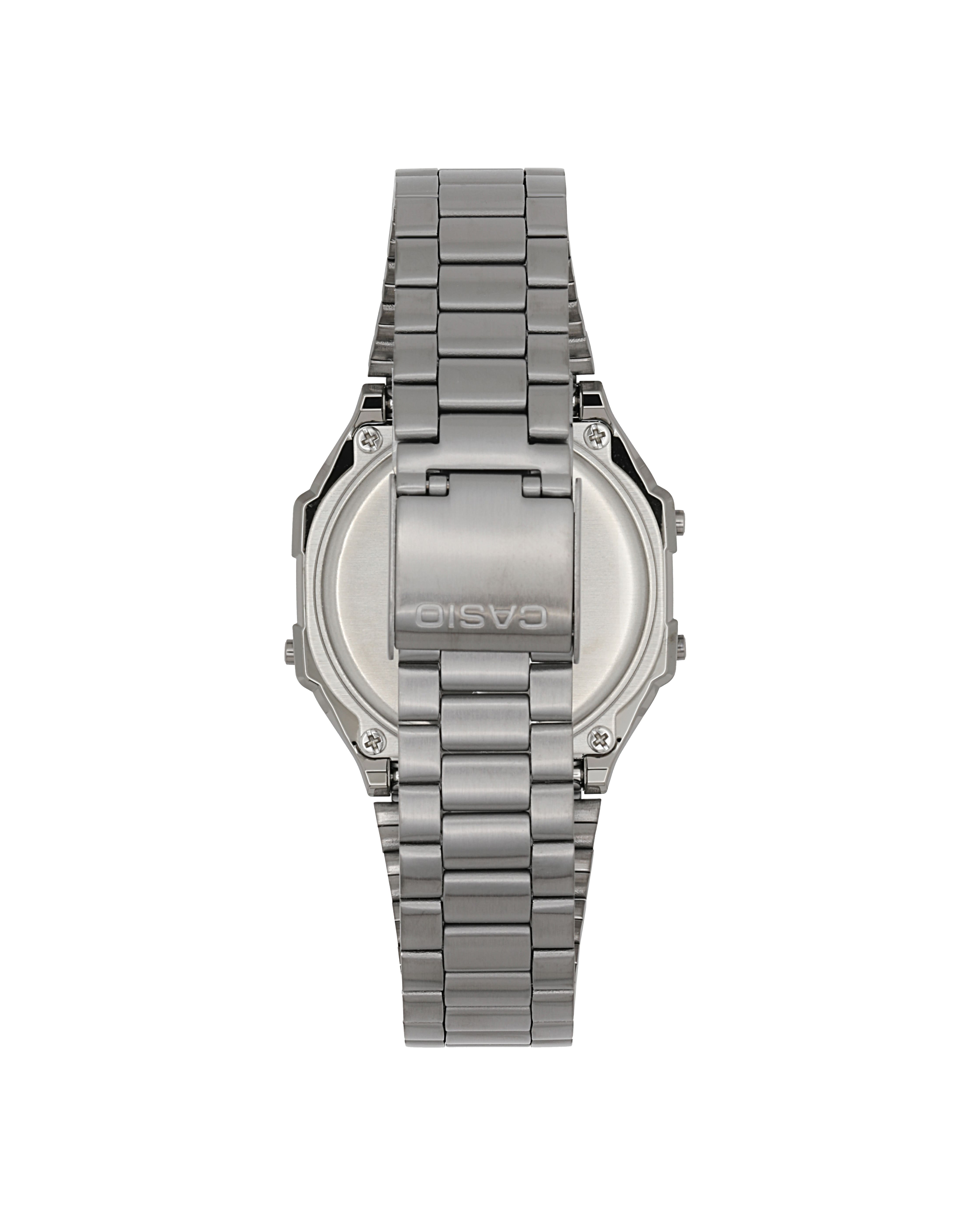A168WGG-1BVT | Vintage Silver and Black Metal Watch - Casio