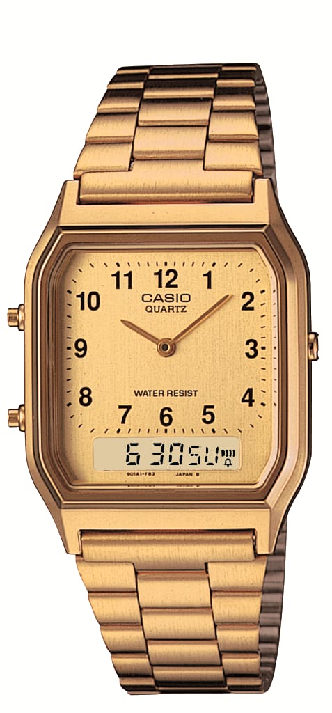 AQ230GA-9BVT | Vintage Gold Toned Top Watch - Casio