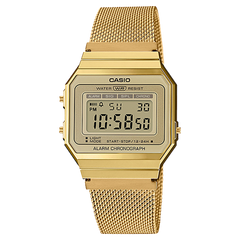 A700WMG-9AVT | Vintage Full Gold Metal Watch - Casio