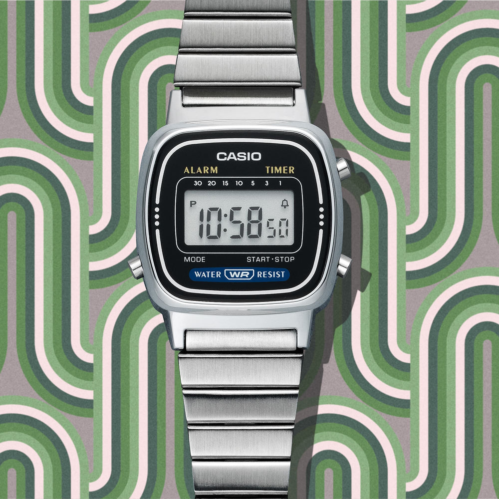 LA670WA-1 | Silver Metal Digital Watch - Casio