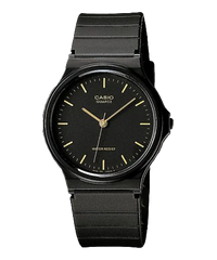 MQ24-1E | All Black Men's Analog Water Resistant Watch - Casio