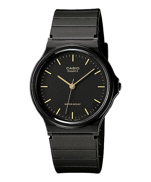 MQ24-1E | All Black Men's Analog Water Resistant Watch - Casio