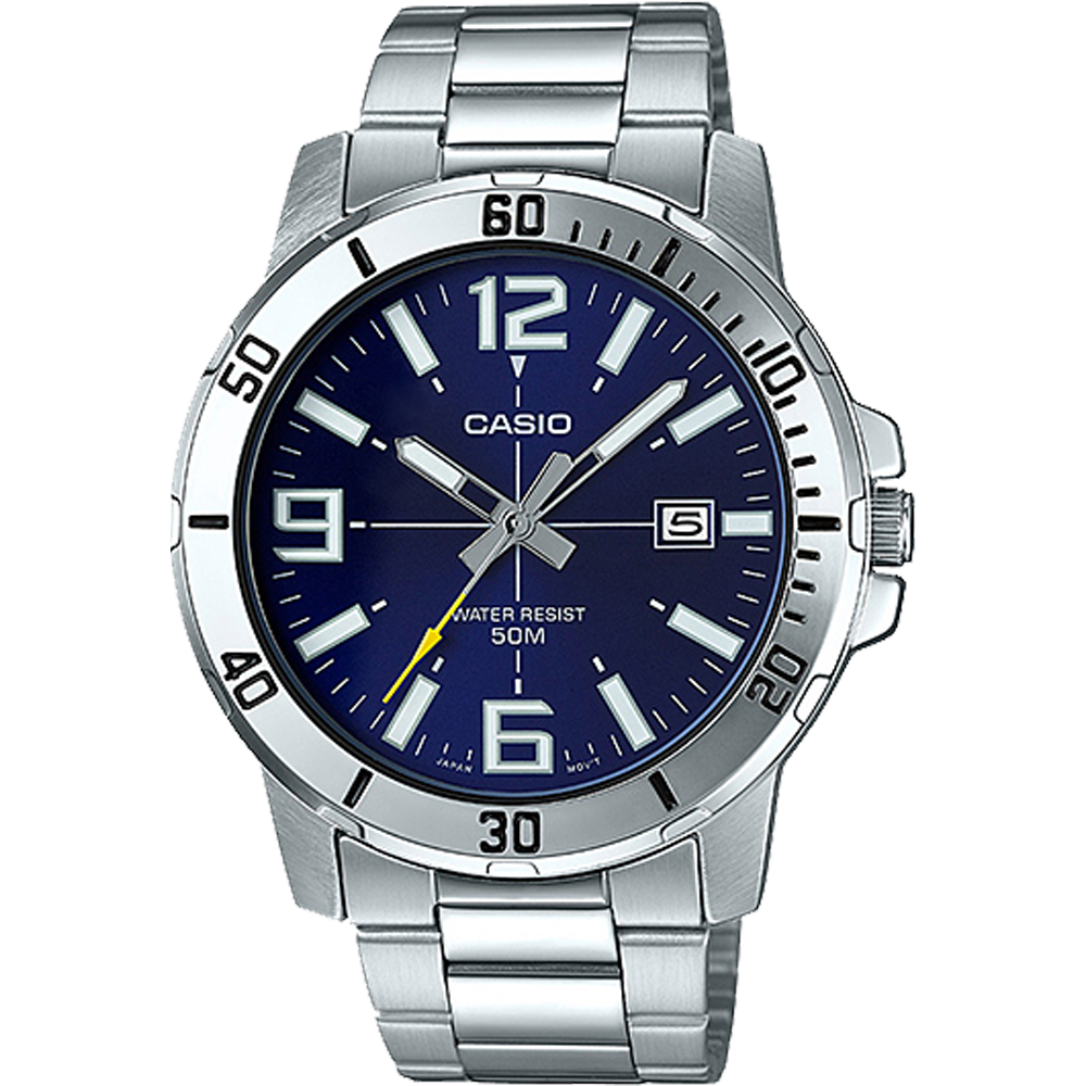 MTPVD01D-2BV | Silver Analog Watch - Casio