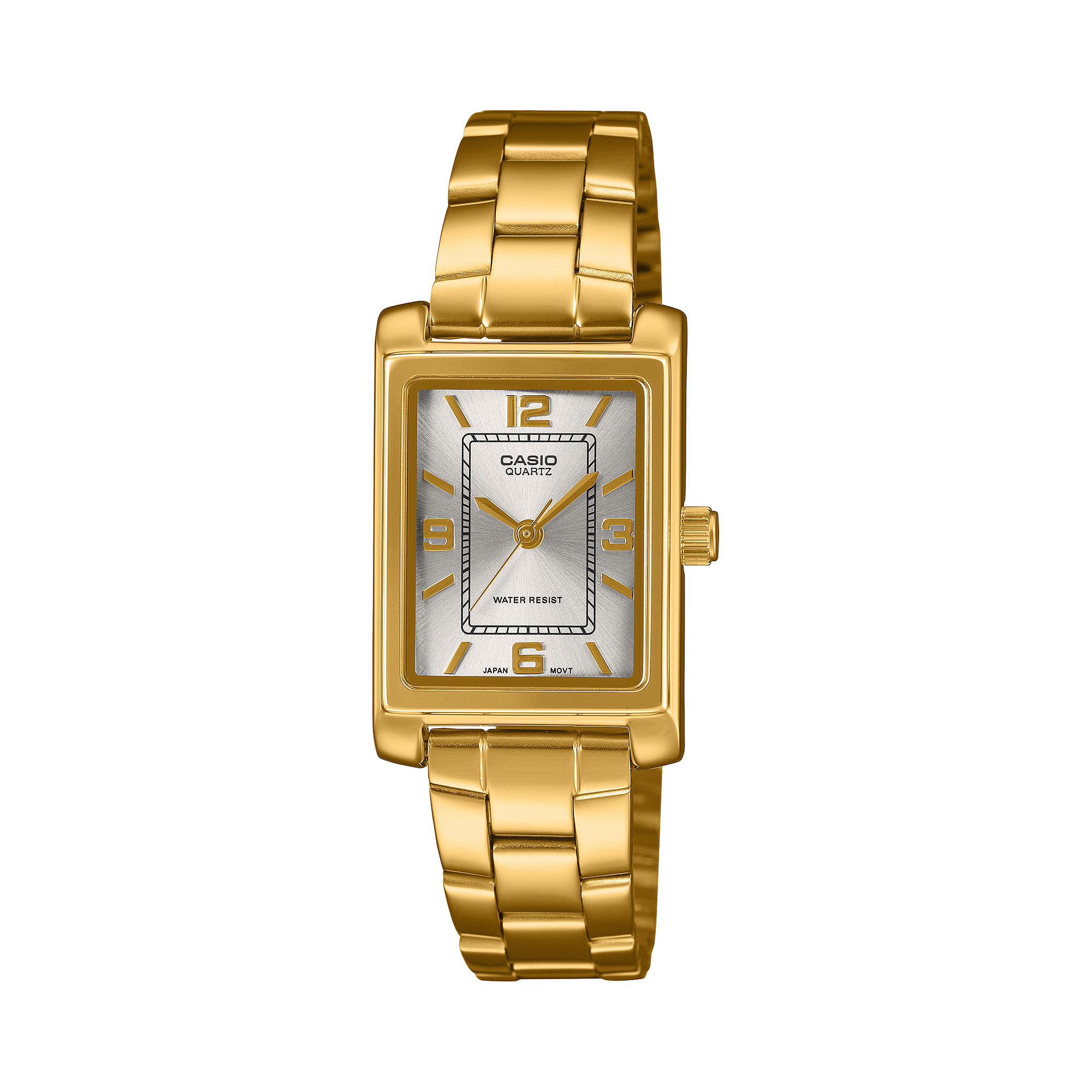 LTP1234PGC-7A | LTP Gold Rectangular Dress Watch - Casio