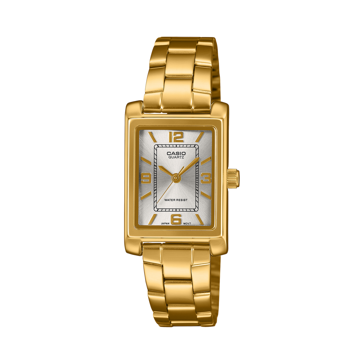 LTP1234PGC-7A | LTP Gold Rectangular Dress Watch - Casio