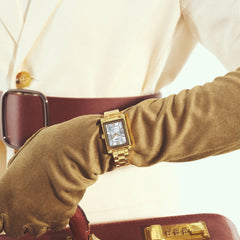 LTP1234PGC-7A | LTP Gold Rectangular Dress Watch - Casio