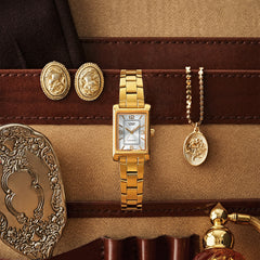 LTP1234PGC-7A | LTP Gold Rectangular Dress Watch - Casio
