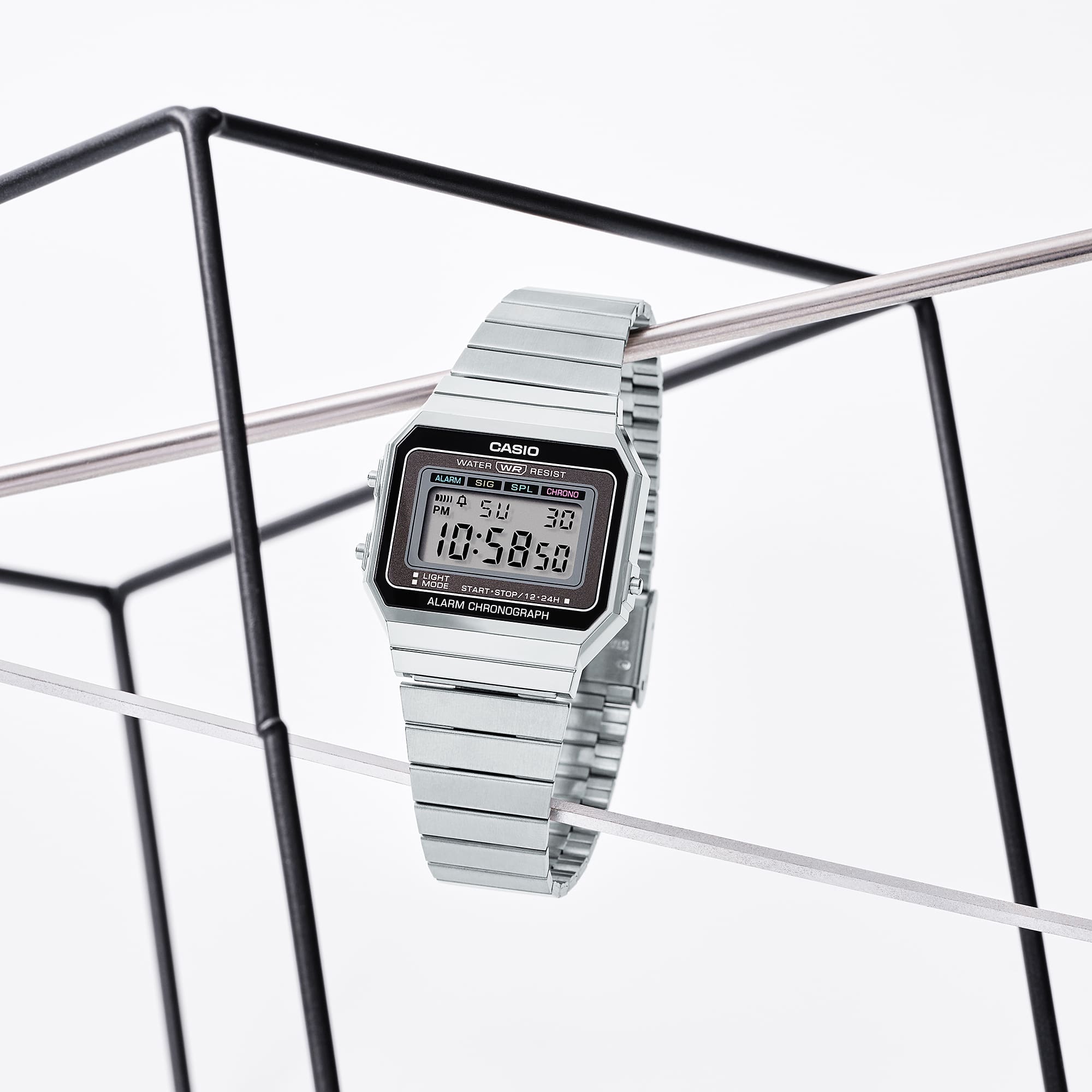 A700W-1A | Vintage Stainless Steel Silver Watch - Casio