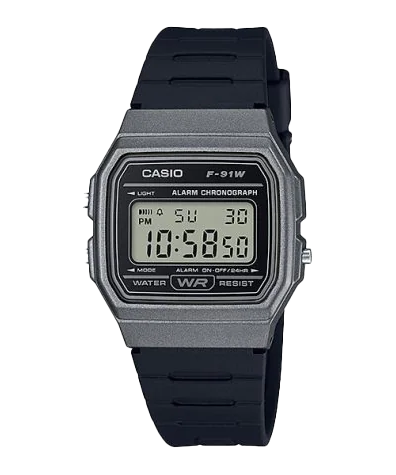 F91WM-1B | Grey and Black Digital Watch - Casio