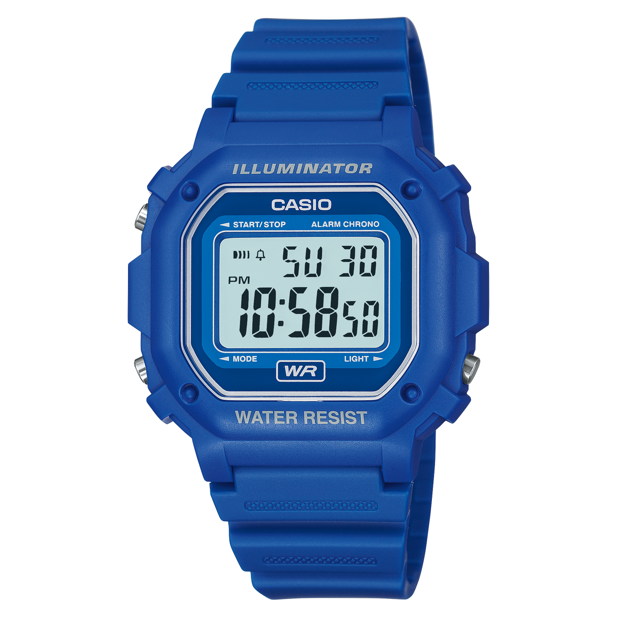 F108WH-2A | All Blue Digital Watch - Casio