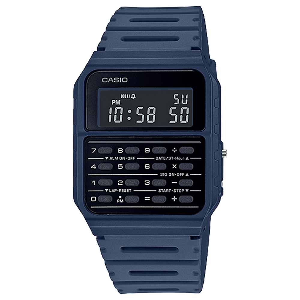 CA53WF-2B | Navy Blue Data Bank Watch - Casio