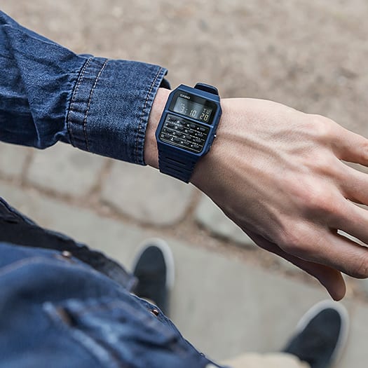 CA53WF-2B | Navy Blue Data Bank Watch - Casio