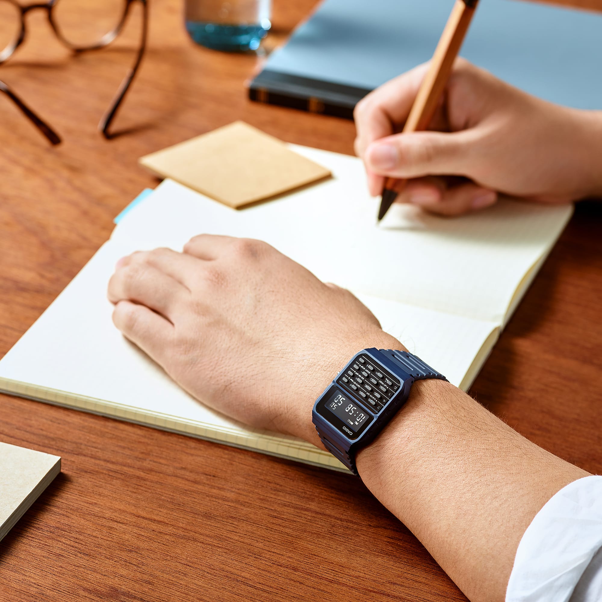 CA53WF-2B | Navy Blue Data Bank Watch - Casio