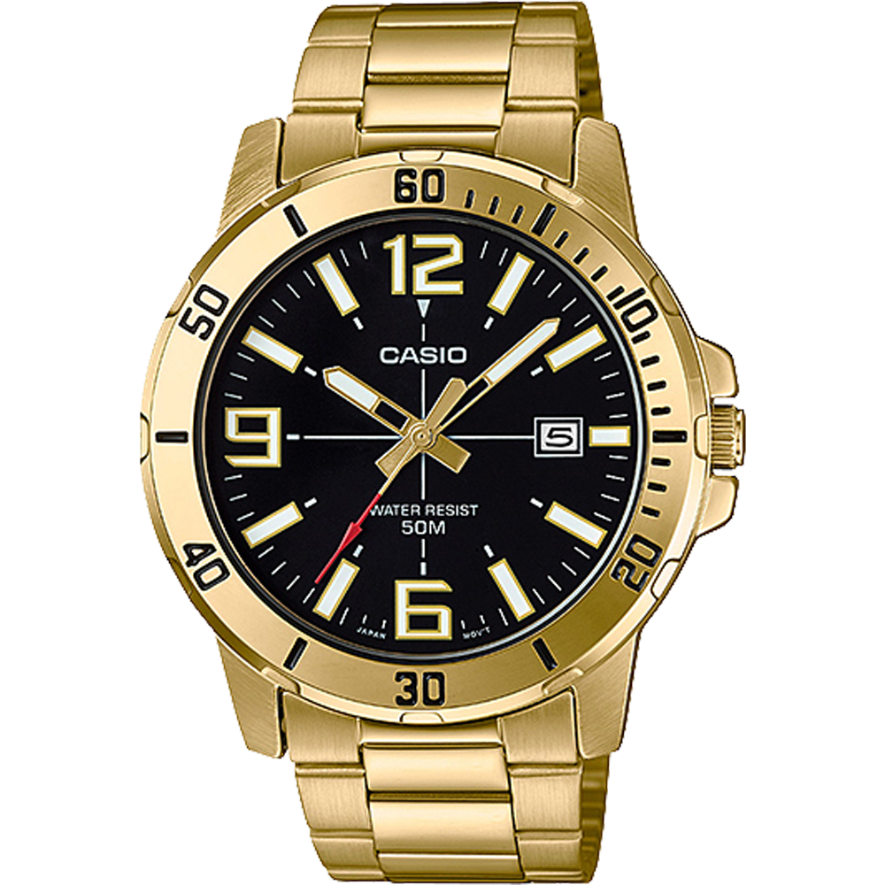 MTPVD01G-1BV | Gold Analog Watch - Casio