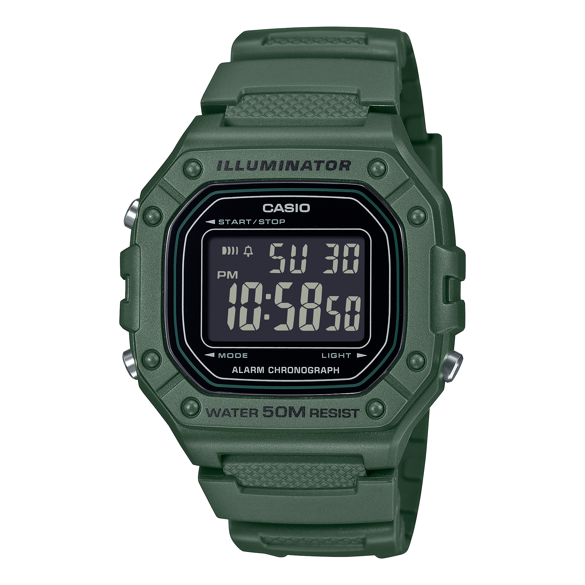 W218H-3BV Green - Casio