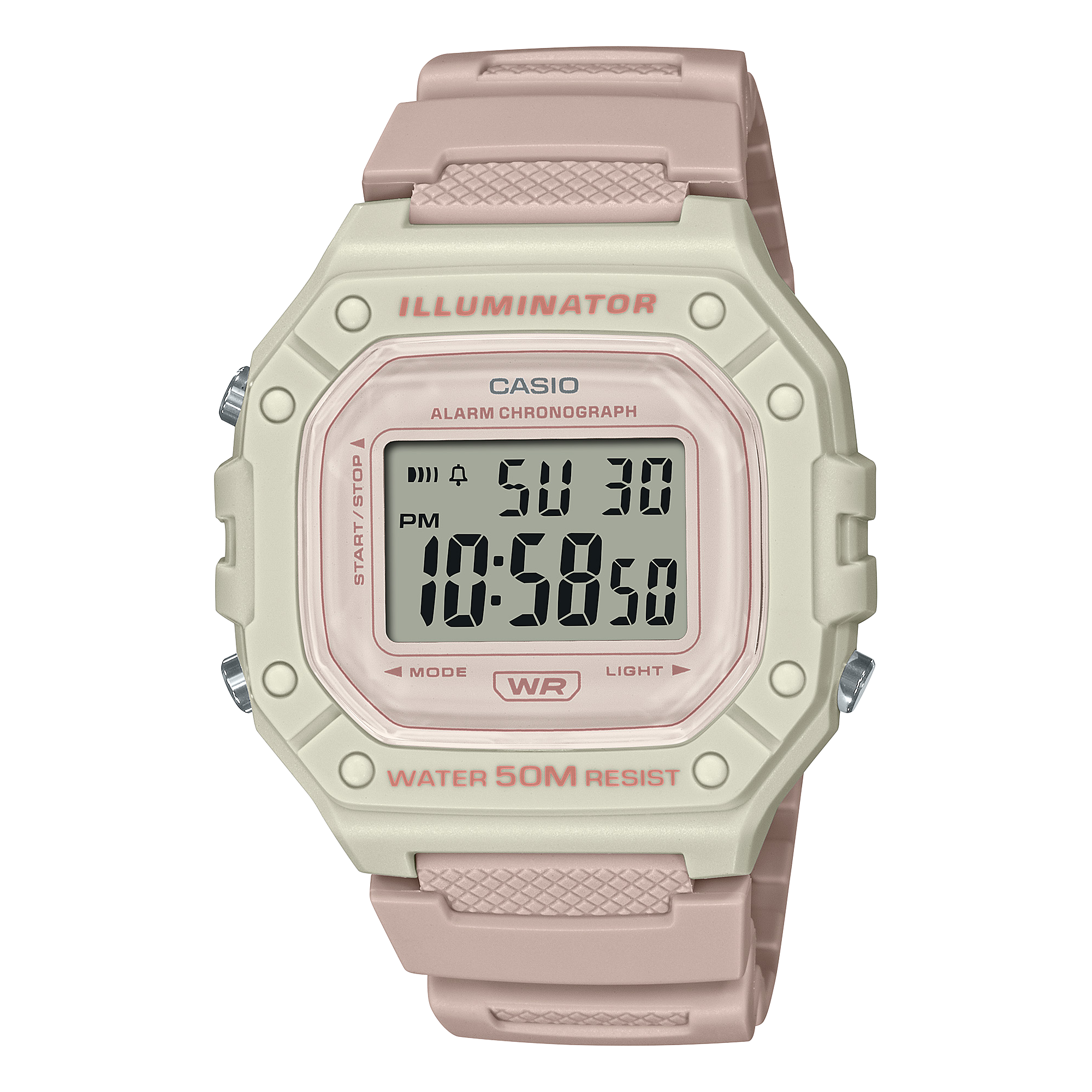 W218HC-4A2V | Light Pink Digital Women's Watch - Casio