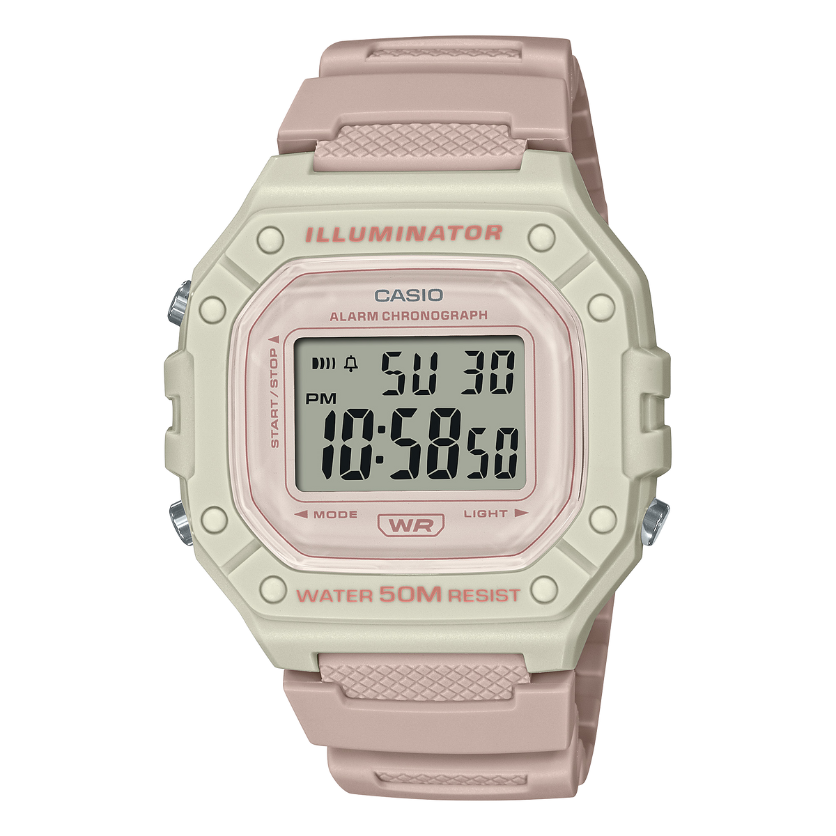 W218HC-4A2V | Light Pink Digital Women's Watch - Casio