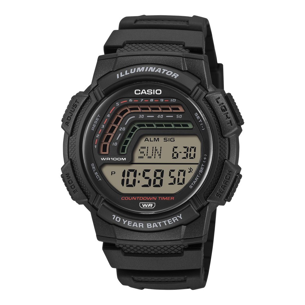 WS1800-1AV Black - Casio
