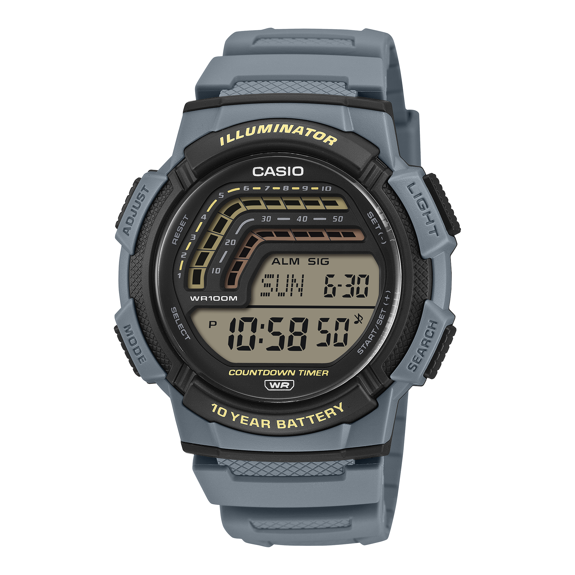 WS1800-2AV Blue, Light blue - Casio