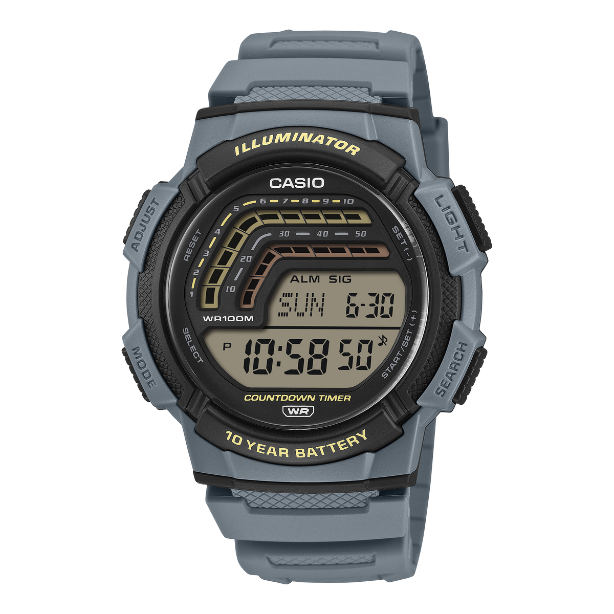 WS1800-2AV Blue, Light blue - Casio