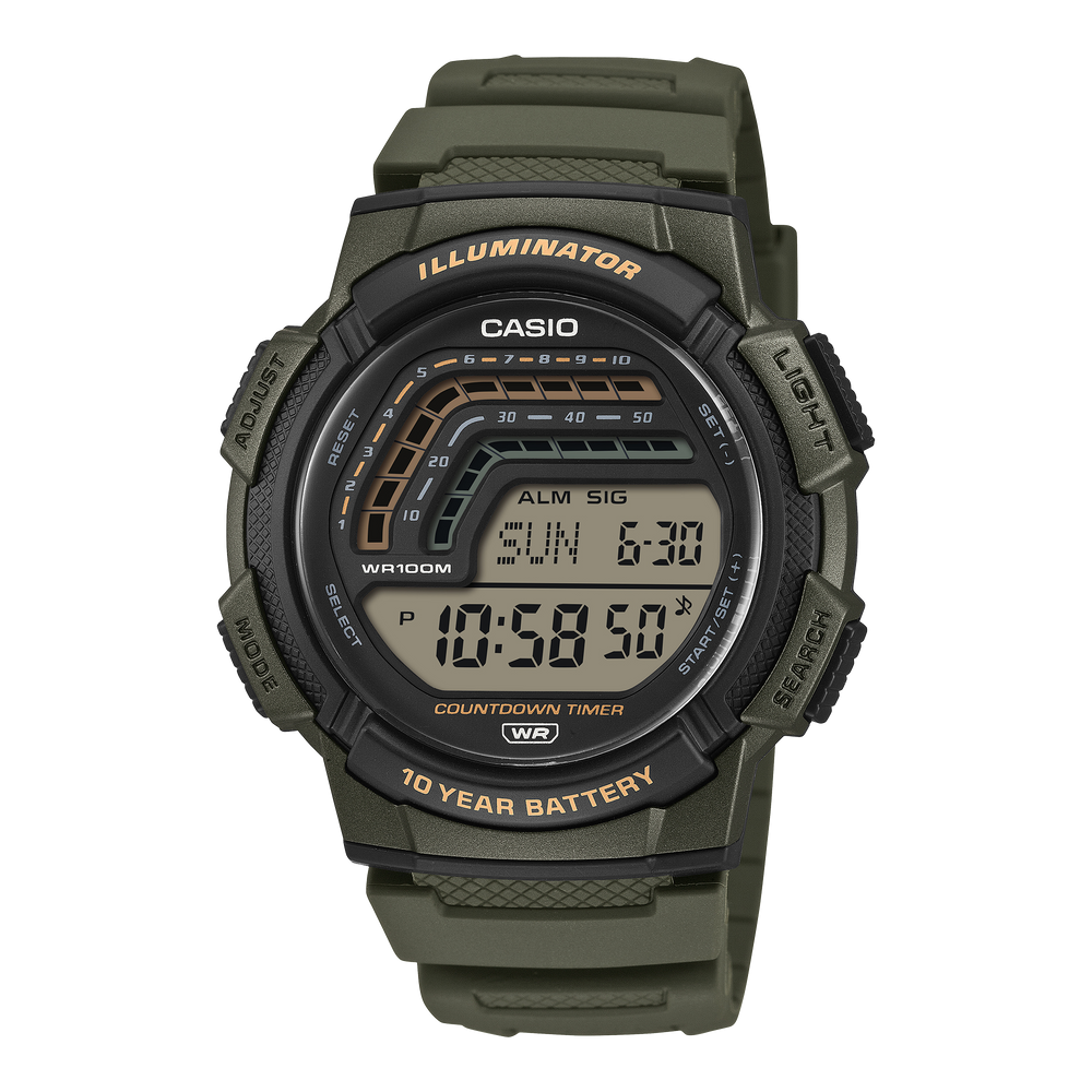 WS1800-3AV Black - Casio