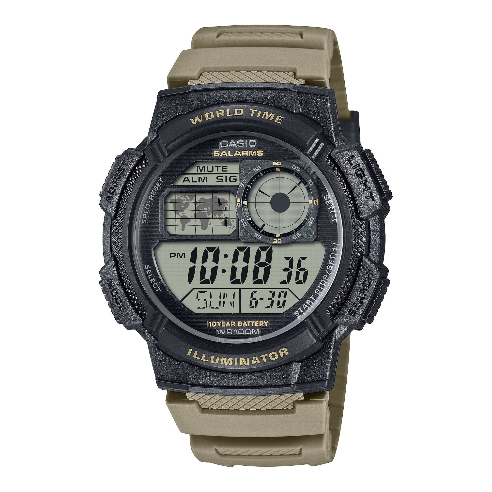 AE1000W-5AV Black - Casio
