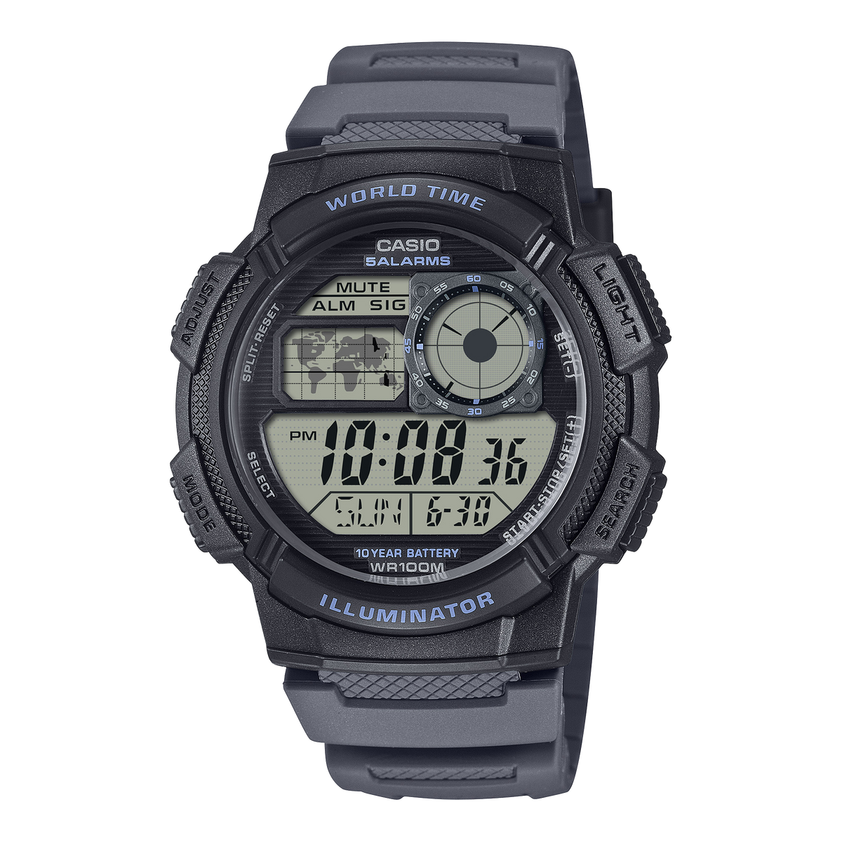 AE1000W-8AV Black - Casio