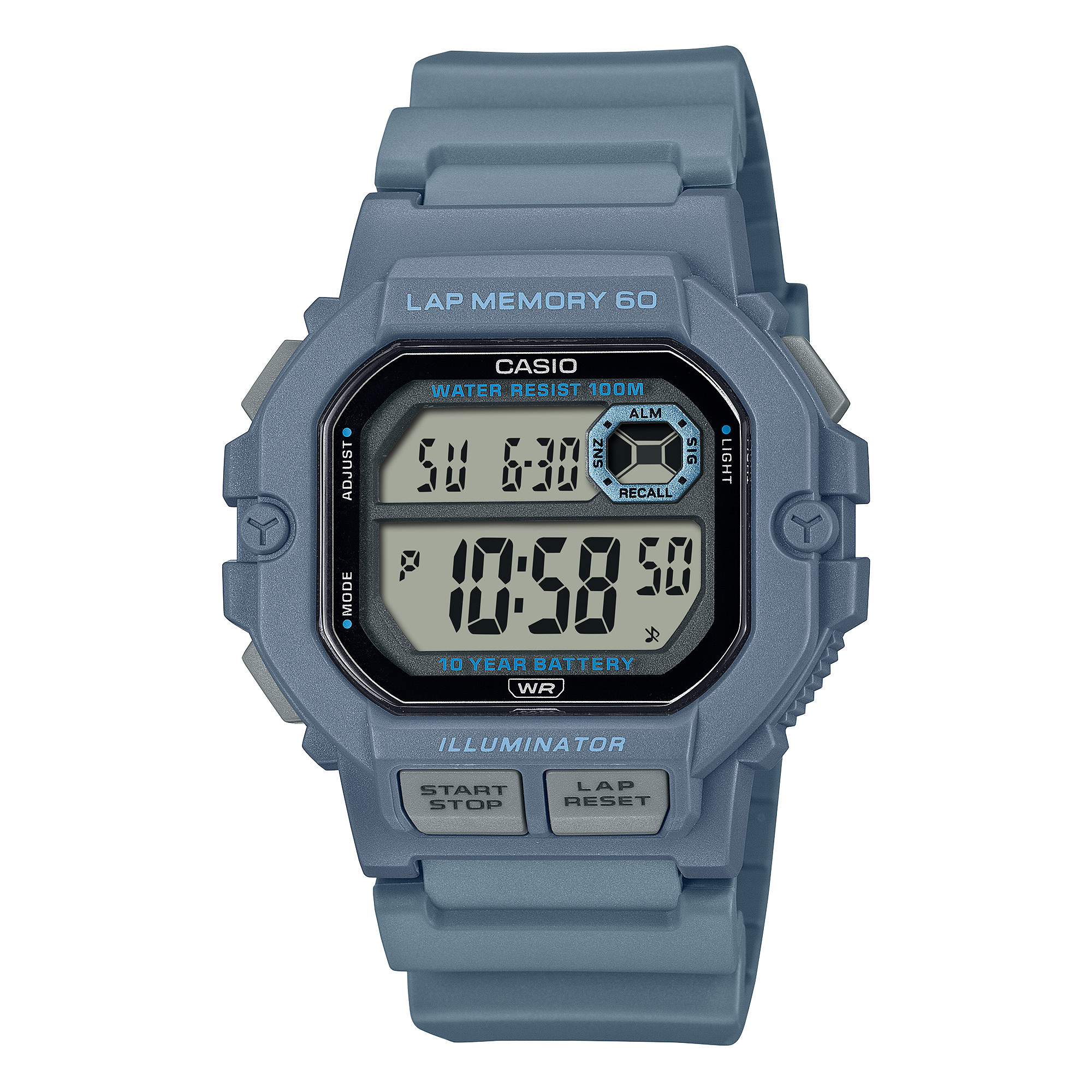WS1400H-2AV Blue, Light blue - Casio