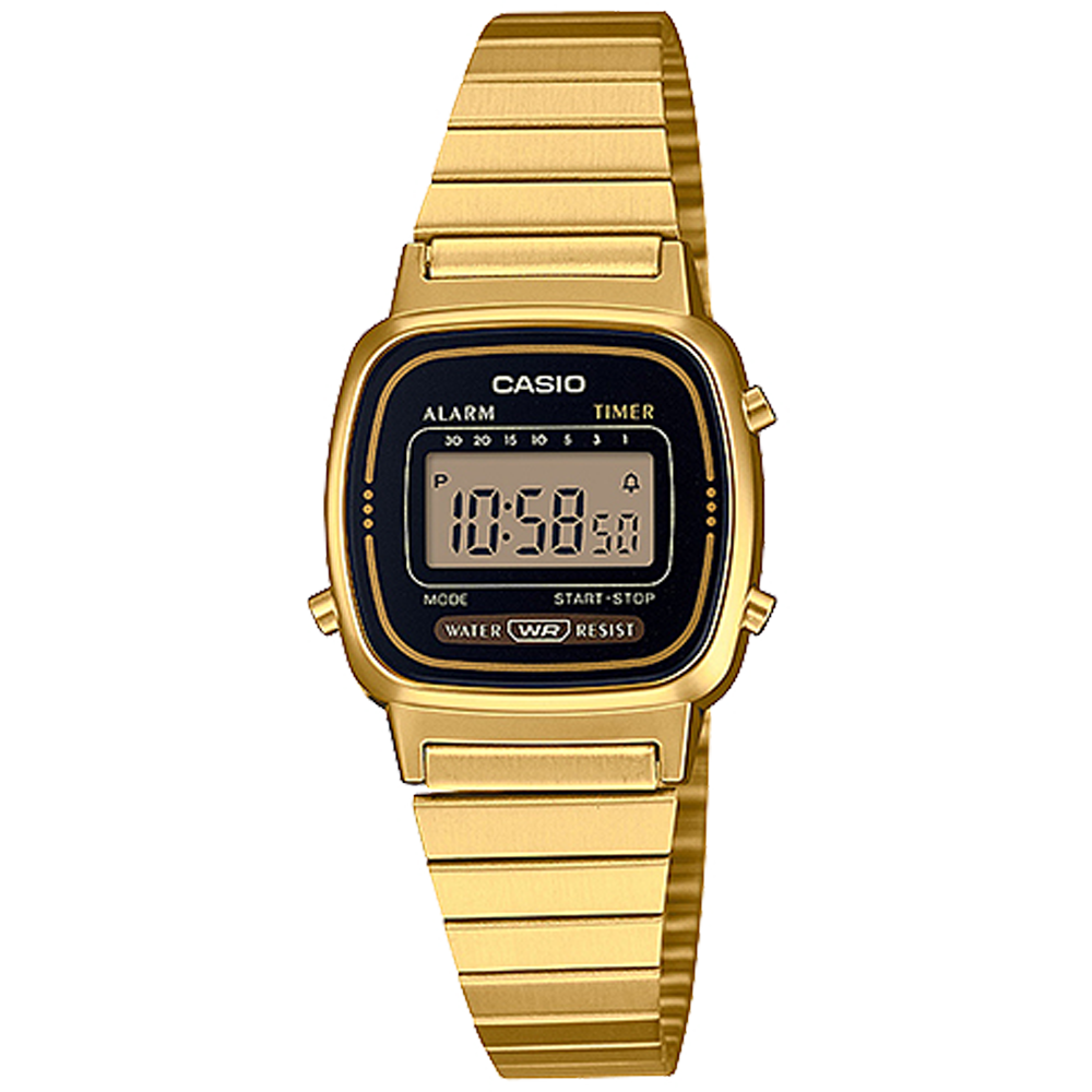 LA670WGA-1 | Gold Metal Vintage Watch - Casio