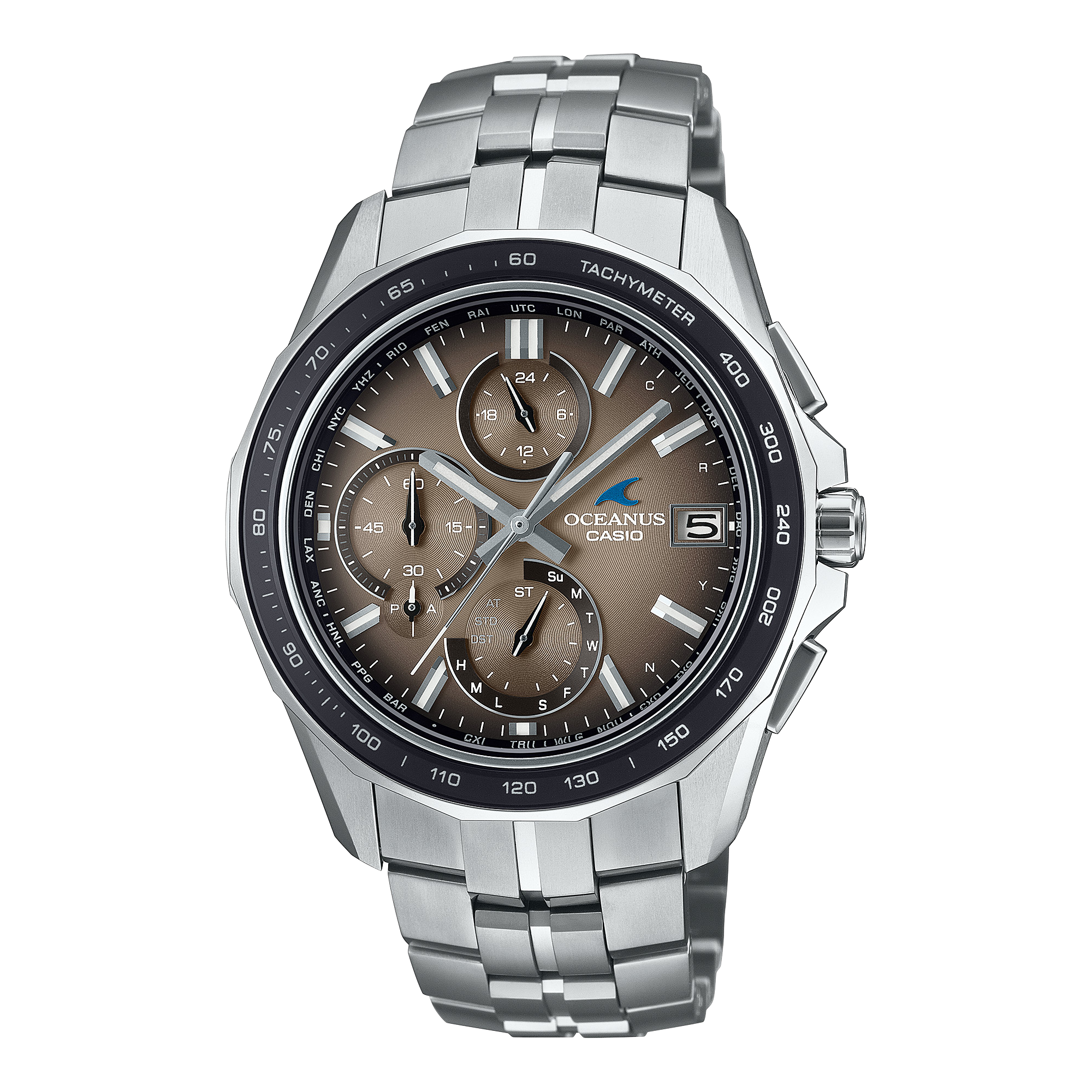 OCWS7000RA5A | OCEANUS Manta Brown - Casio