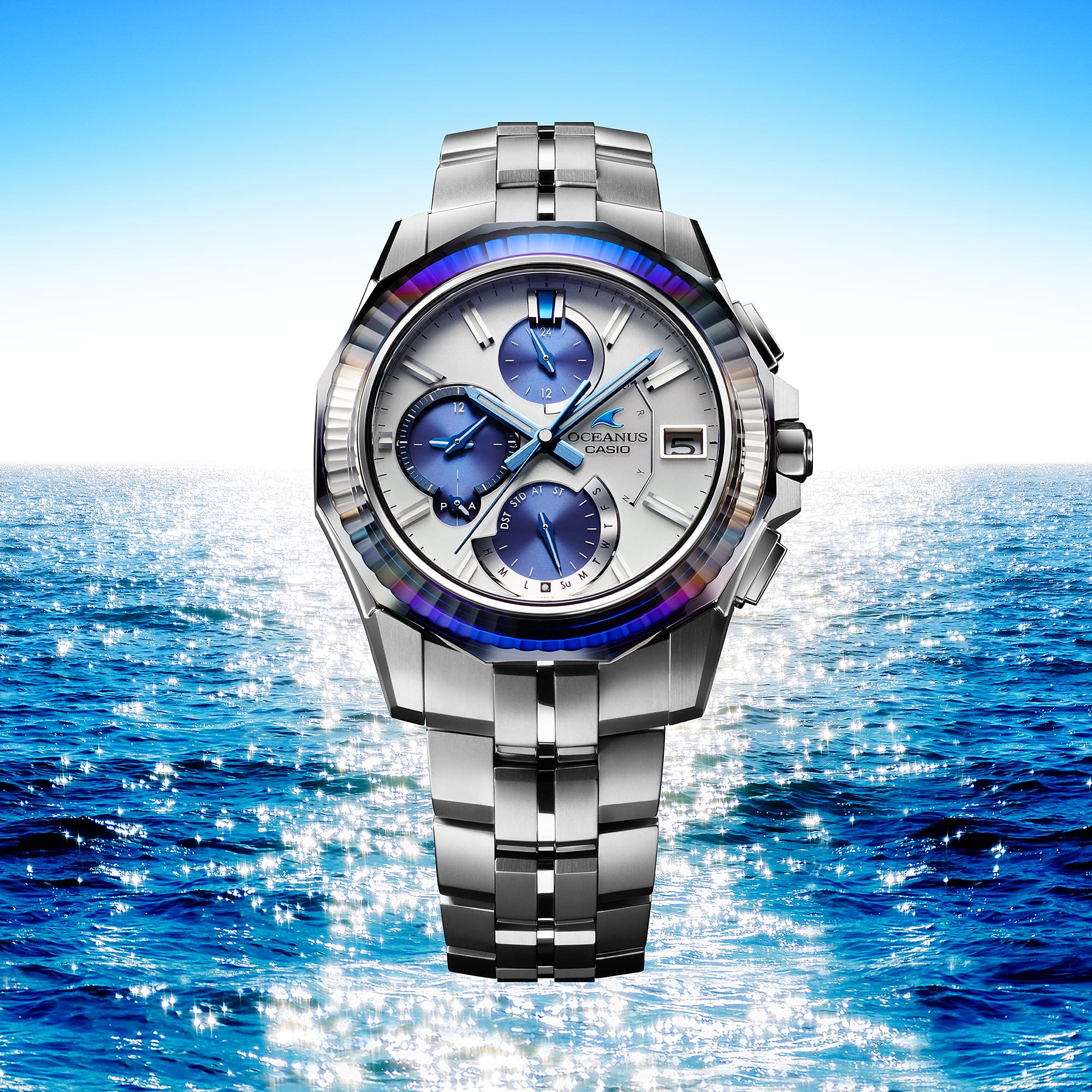OCWS6000PB7A | OCEANUS Manta Black - Casio