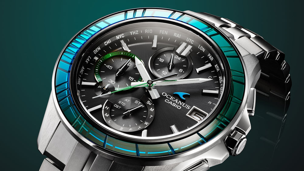 OCWS7000SG1A | OCEANUS Manta Green - Casio