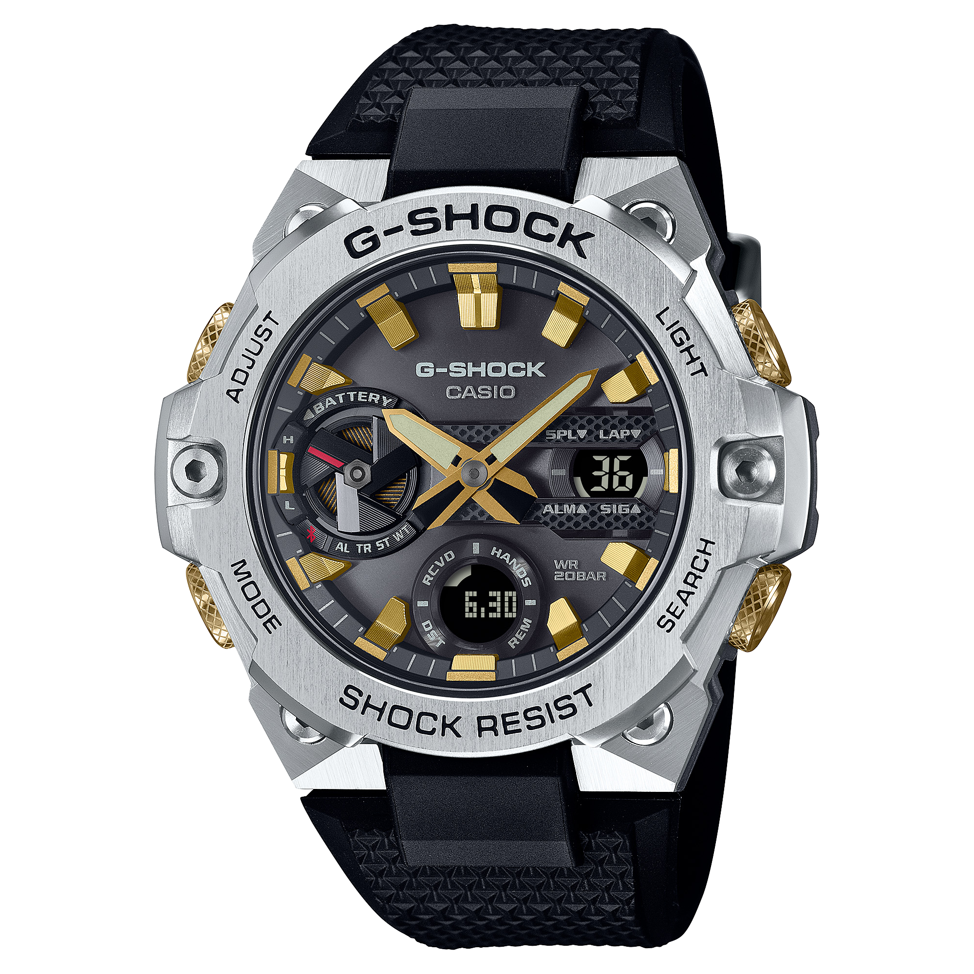 GSTB400CX-1A | G-SHOCK G-STEEL Silver - Casio
