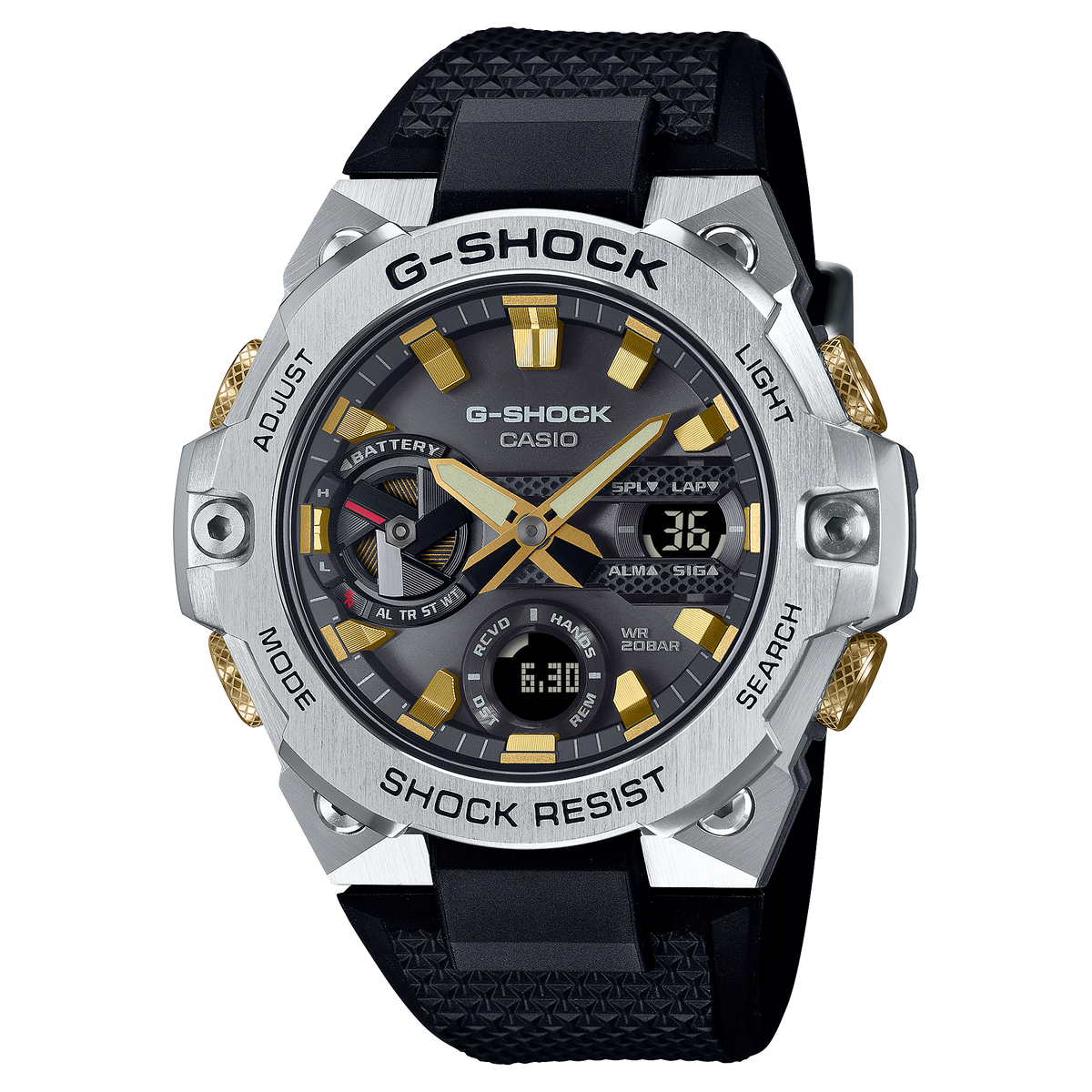 GSTB400CX-1A | G-SHOCK G-STEEL Silver - Casio