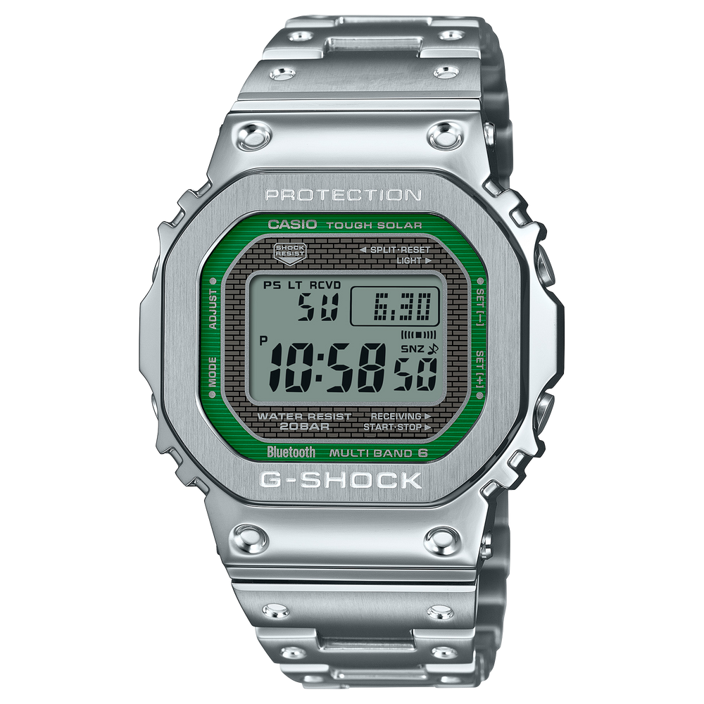 GMWB5000D-3 | GMWB5000D-3 | Stainless Steel Watch in G-SHOCK Green | Casio - Casio