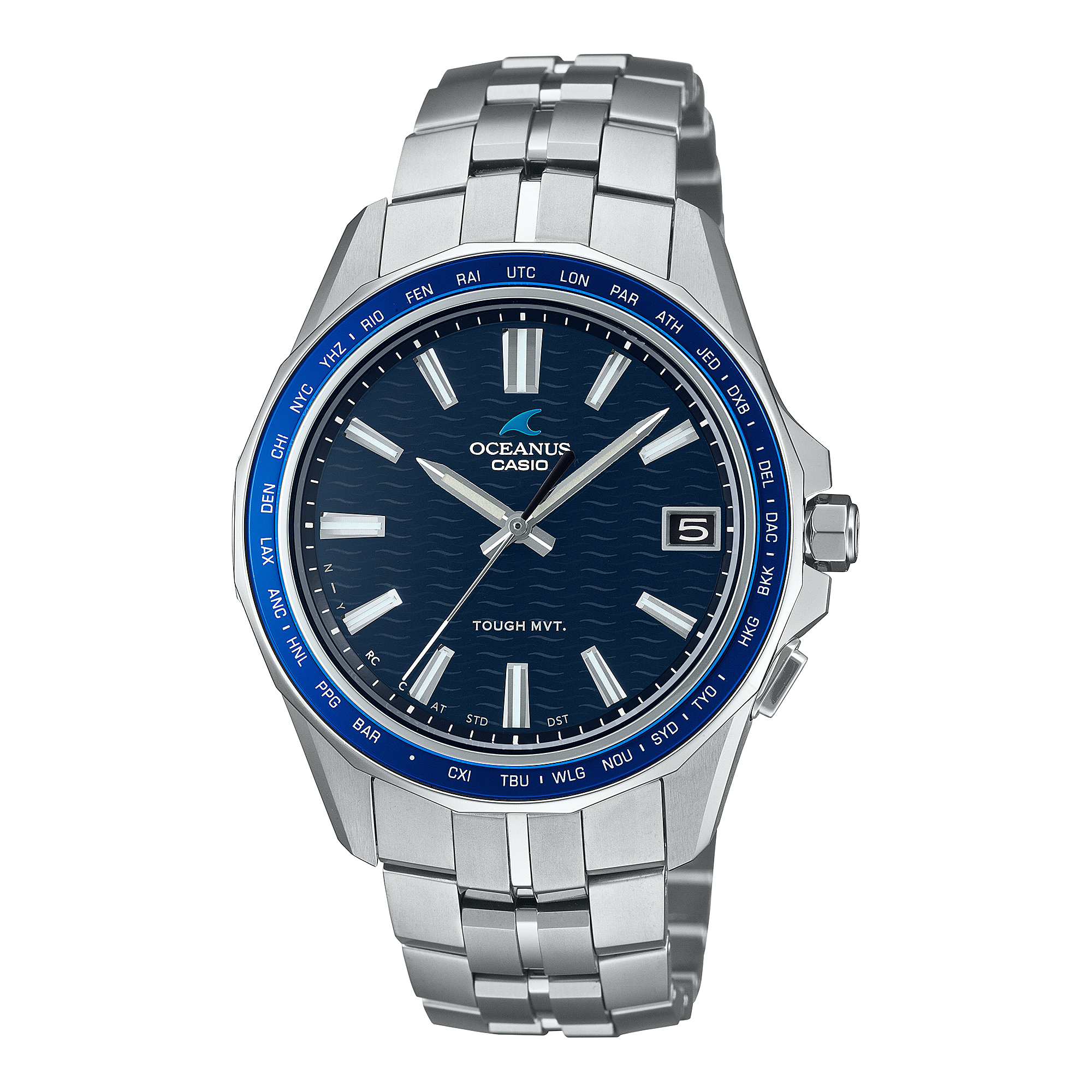 OCWS400-2A | OCEANUS Manta Blue, Light blue - Casio