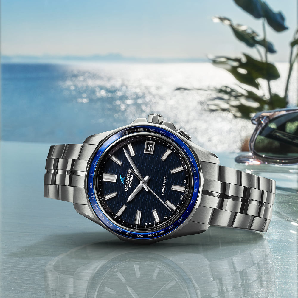 OCWS400-2A | OCEANUS Manta Blue, Light blue - Casio