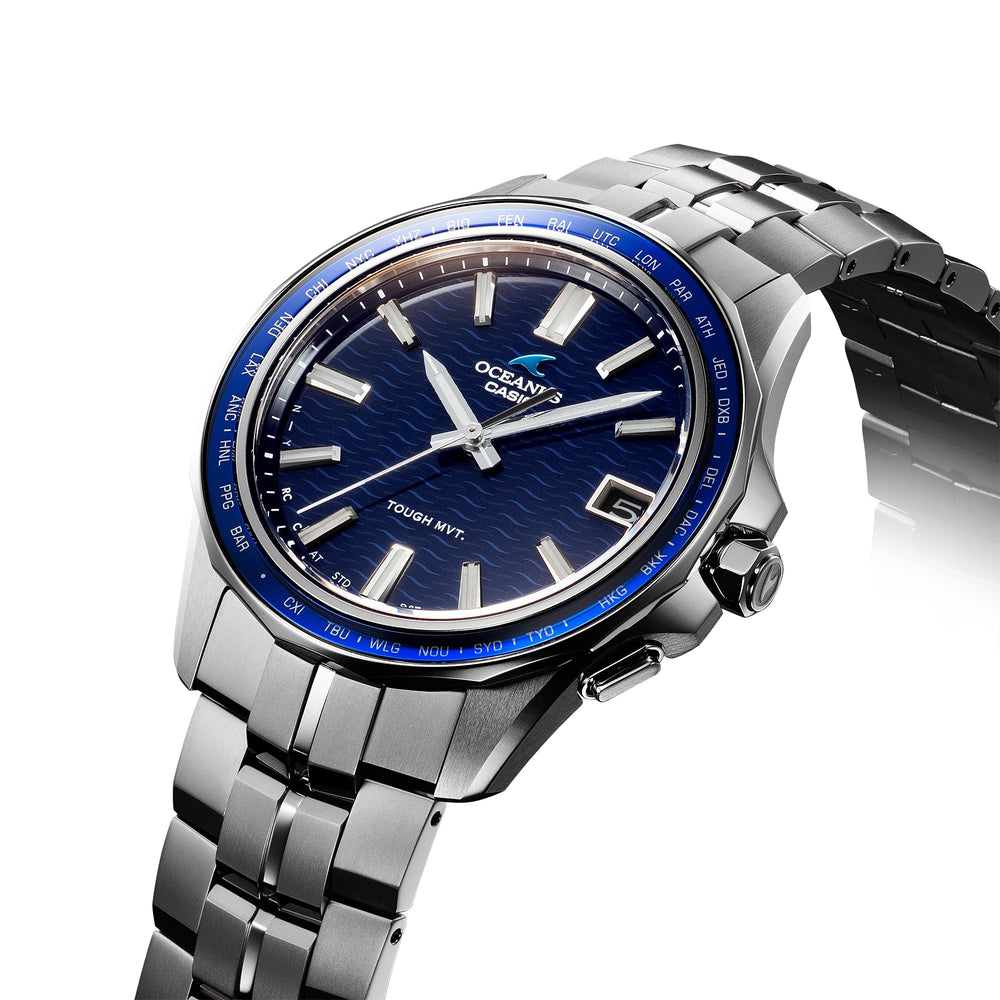 OCWS400-2A | OCEANUS Manta Blue, Light blue - Casio