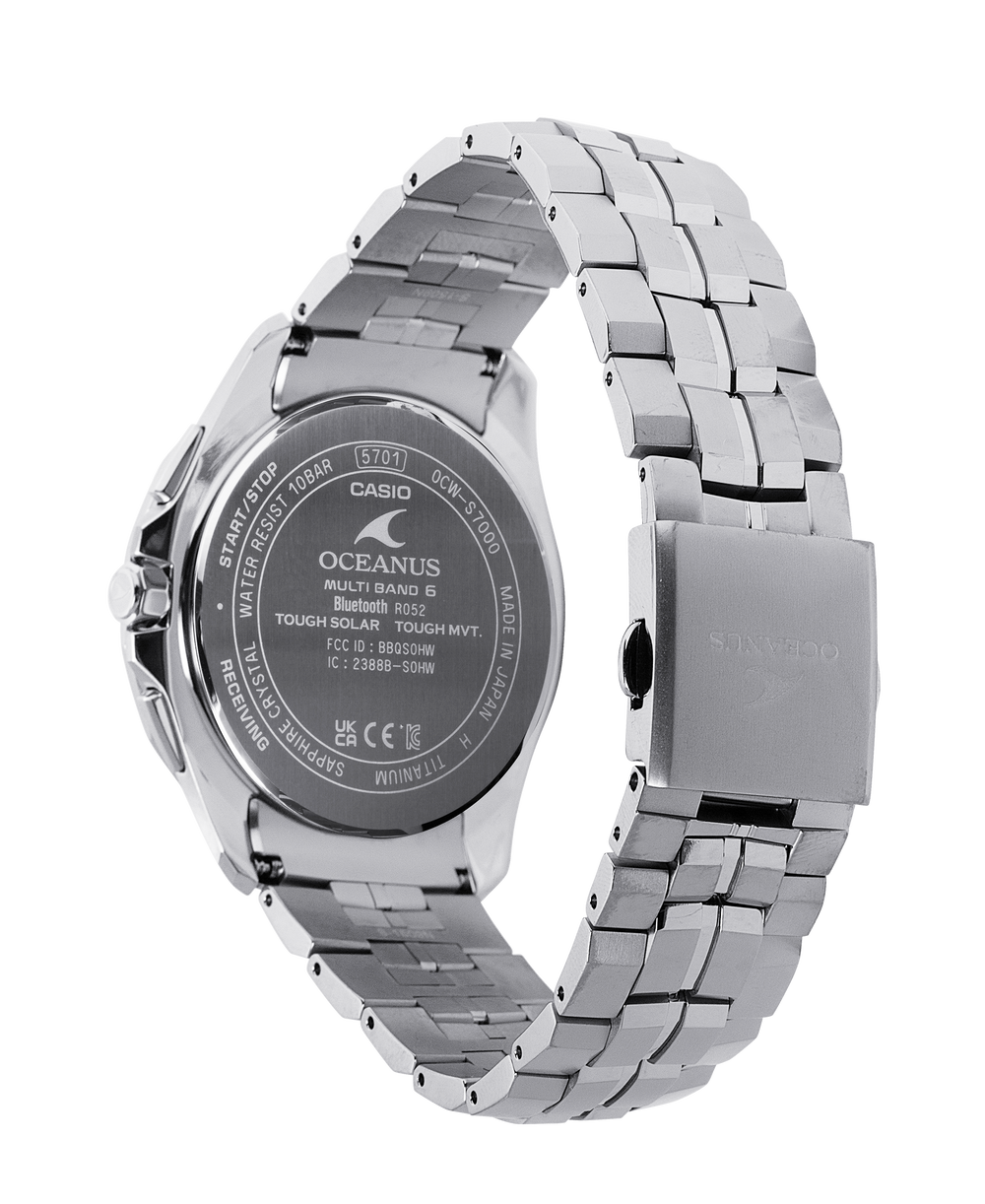 OCWS7000D-7A | OCEANUS Manta Blue, Light blue - Casio