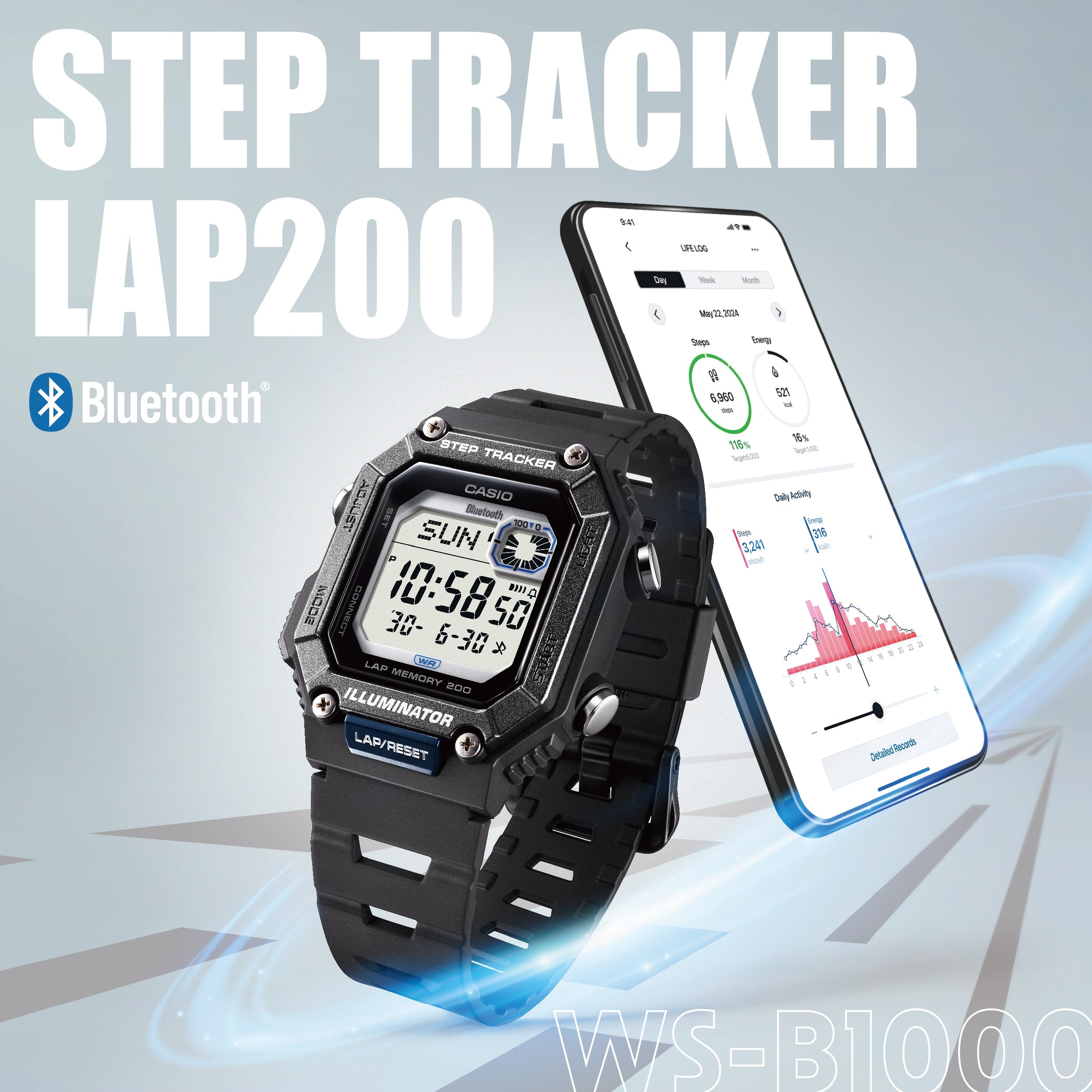 WSB1000-1AV Black - Casio