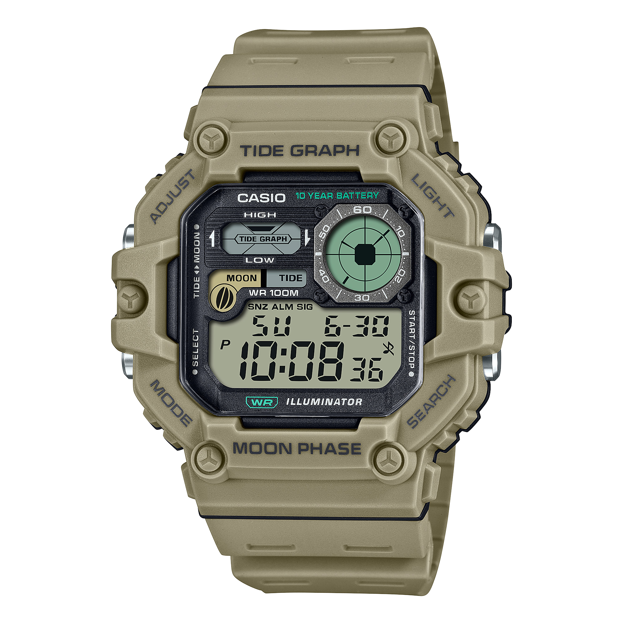 WS1700H-5AV Brown - Casio