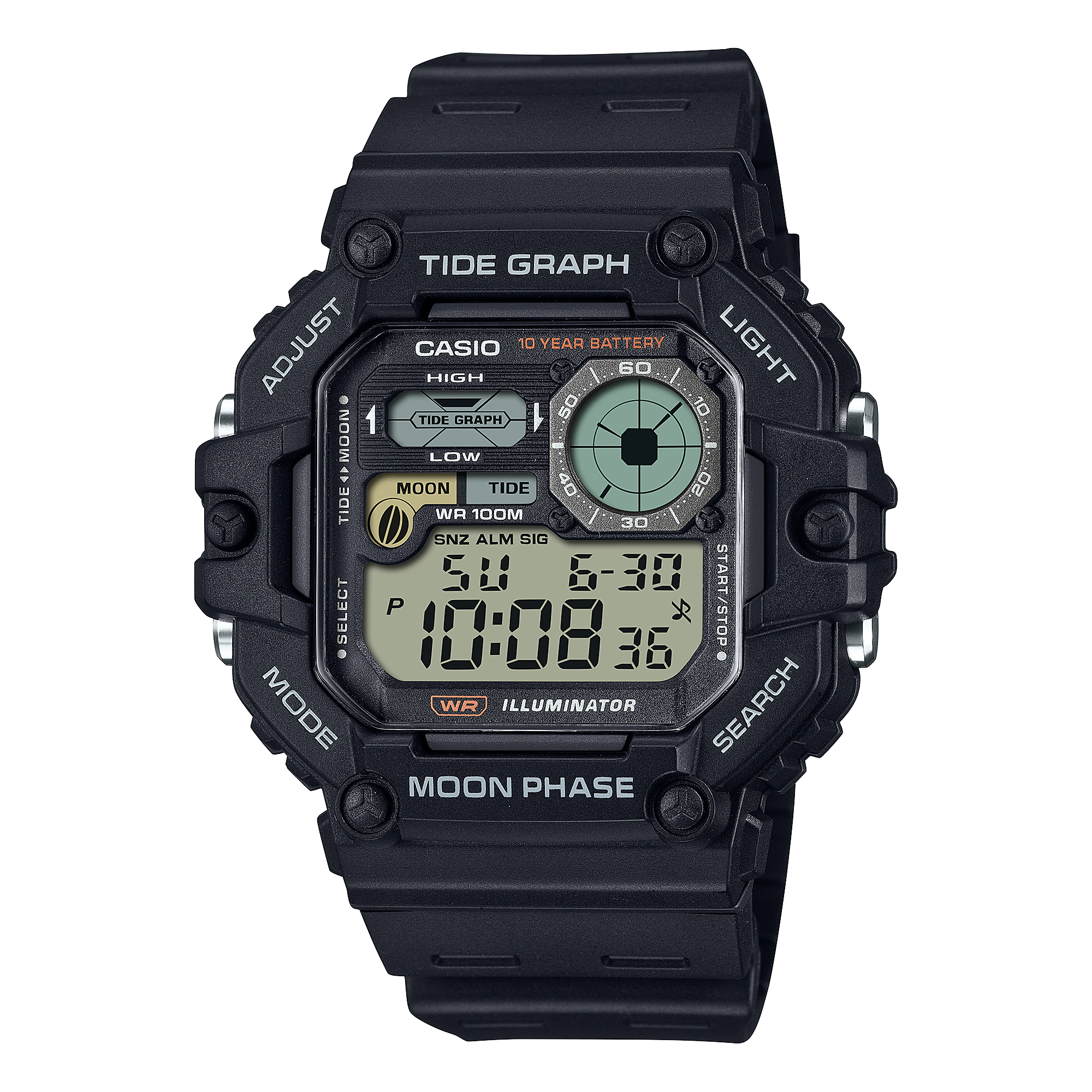 WS1700H-1AV Black - Casio