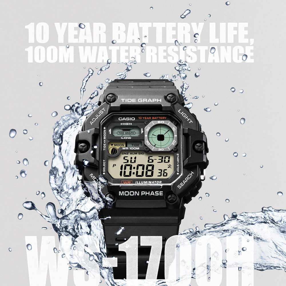 WS1700H-1AV Black - Casio