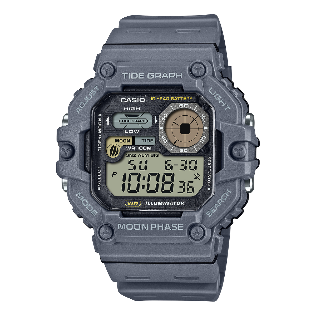 WS1700H-8AV Gray - Casio