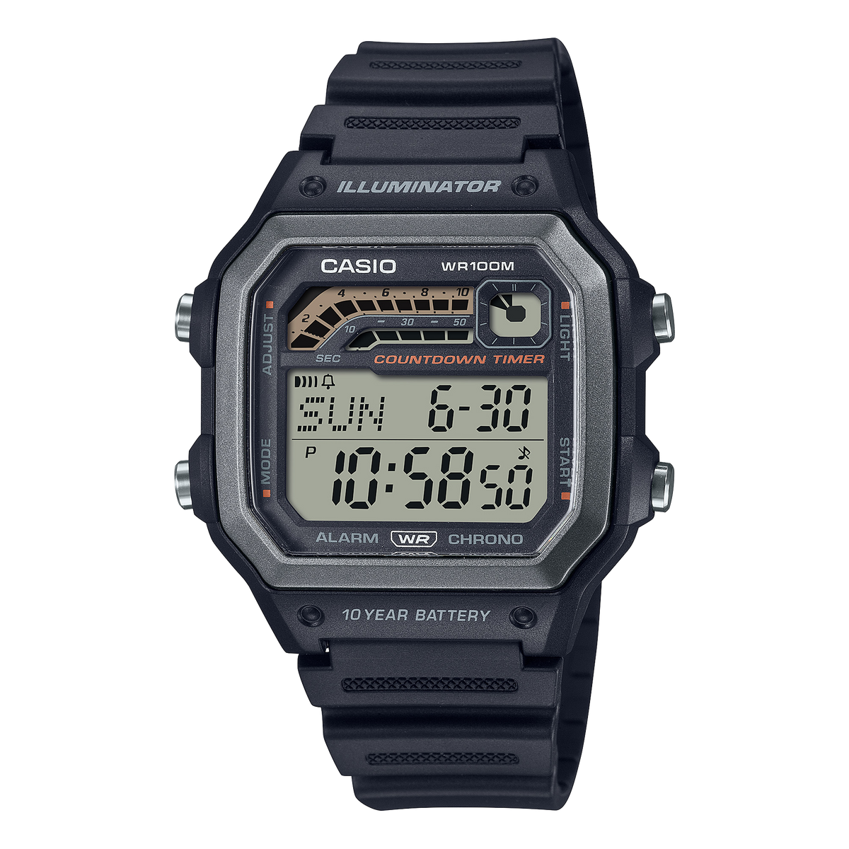 WS1600H-1AV Black - Casio
