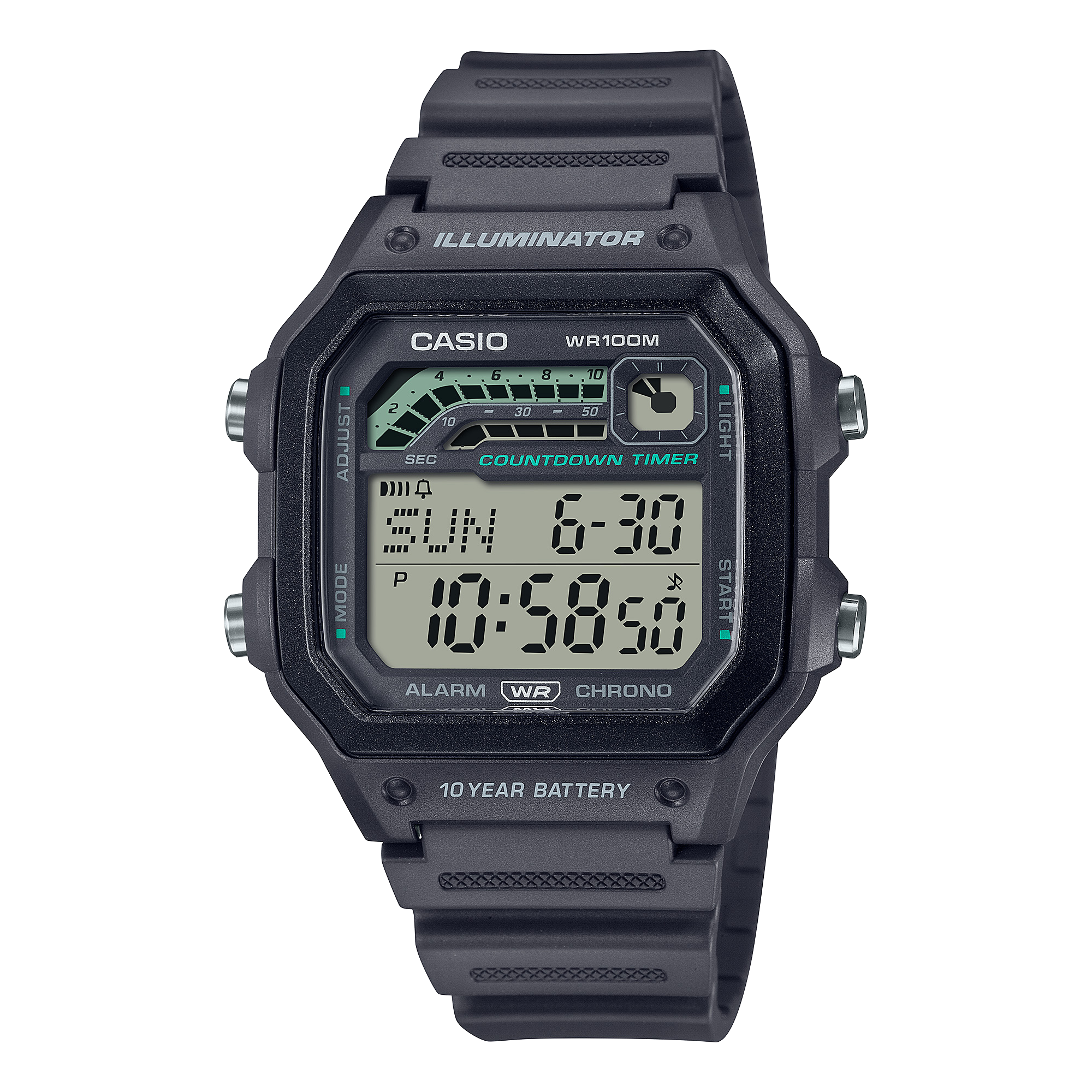 WS1600H-8AV Gray - Casio