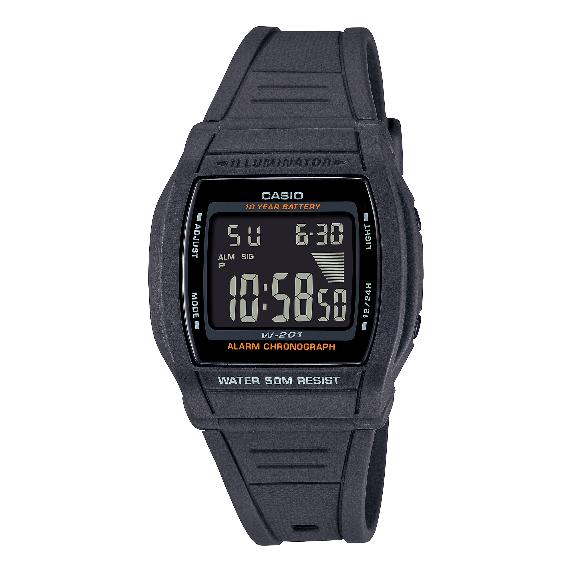 W201-1BV | Digital Black - Casio